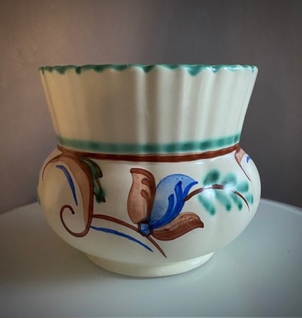 Antikk Art Deco, potteskjuler - Egersunds fayance fabrik Norge (1920-1954)