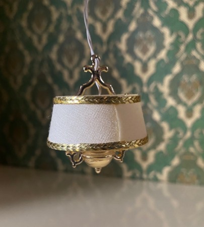 Lundby dukkehus møbler tilbehør 1:18 - Stor taklampe modern (6138) 1970/ 80 tallet