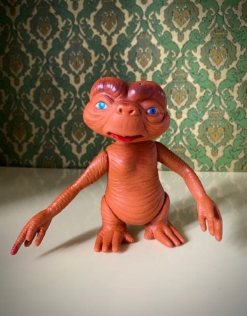 E.T. The Extraterrestrial action samlefigur i plast 1980-tallet