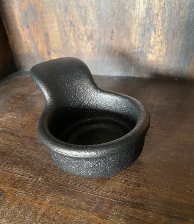 Glo telysholder lysestake sort jerngods støpejern Anderssen & Voll Nedre Foss Norge