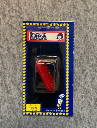 LISA dukkehus elektrisk tilbehør i uåpnet emballasje art.nr 61599 4 volt Sweden