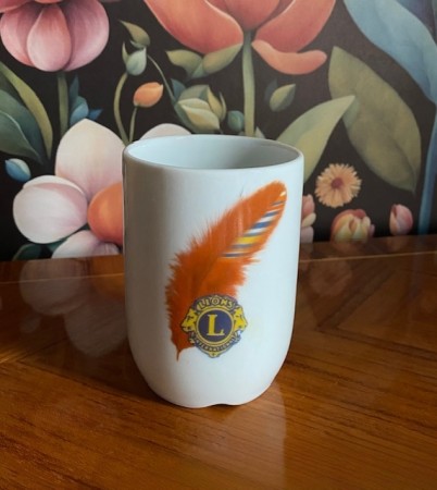 Krus kopp Lions Clubs International PP Porsgrund Porselen Norge Norway 1998