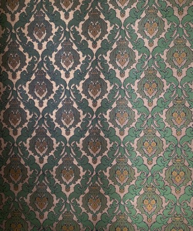 ECO tapet vintage ubrukt tapetrull rokokko mønster Sweden Sverige