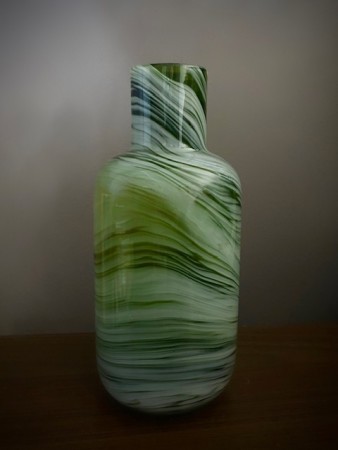 Håndlaget stor vase i kunstglass - Lina Vuorivirta IKEA PS 2017