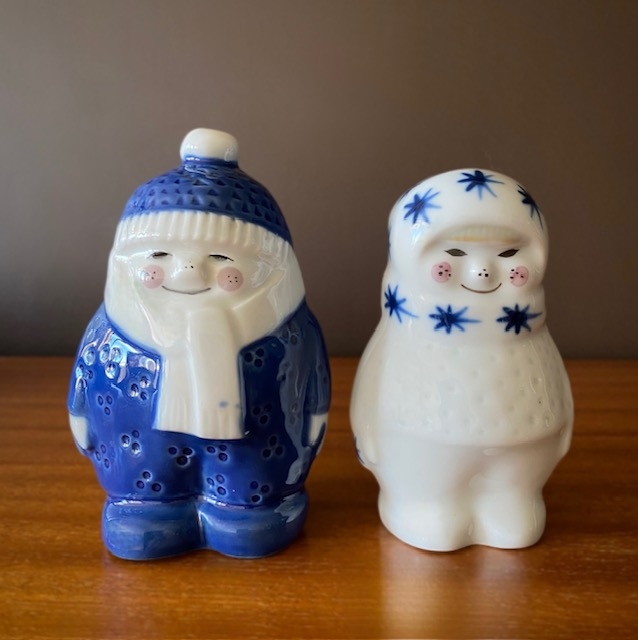 Vinterbarn pike/jentefigur i samme serie selges separat